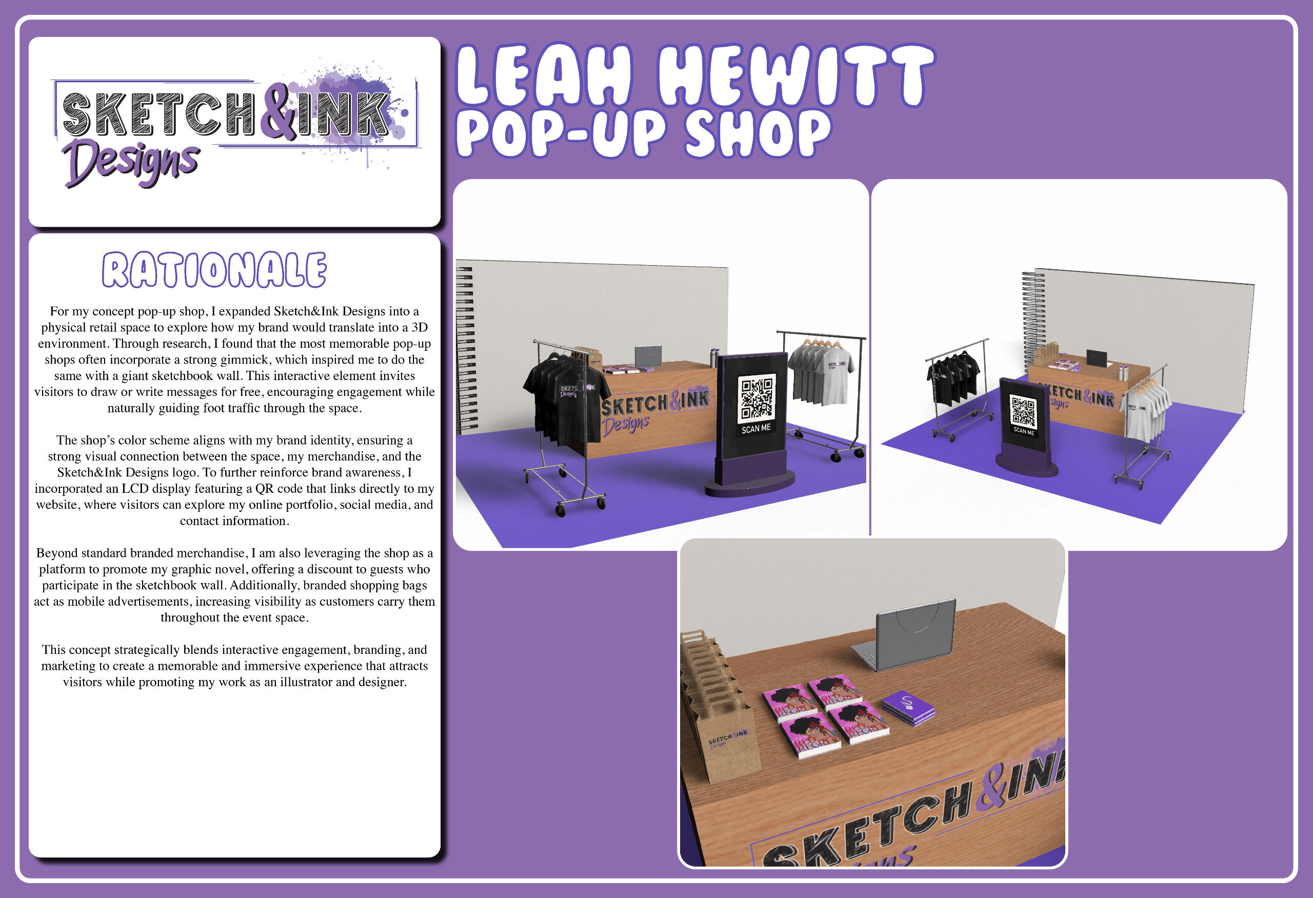 3D Design for Pop-up Shop